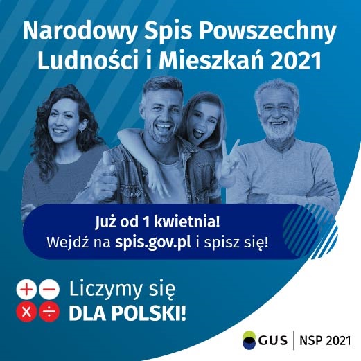 Narodowy Spis Ludności grafika informacyjna